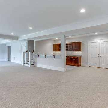 Lower Level Wet Bar & Entertainment Space