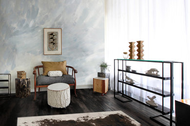 Living room - living room idea in Seattle