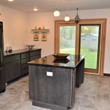 Schererville, IN. BaileyTown USA, Slate Maple Kitchen and Vanity