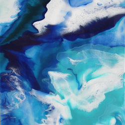 Inlet Blues - 2 by Annette Spinks - Paintings