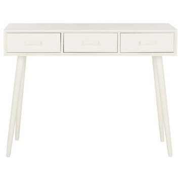 Lucia 3 Drawer Console Table, Antique White