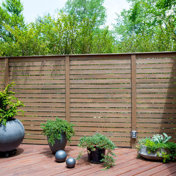 Design Builders contemporary covered deck & pavilion in Chevy Chase MD