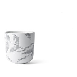 Menu Grey Leaves Thermo Cup - Mugs