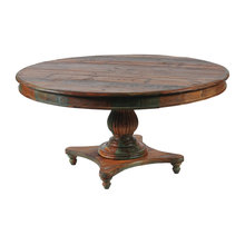 harvest tables and pedestal