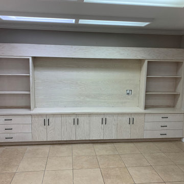 Custom Wall-to-Wall Built-In Entertainment Center