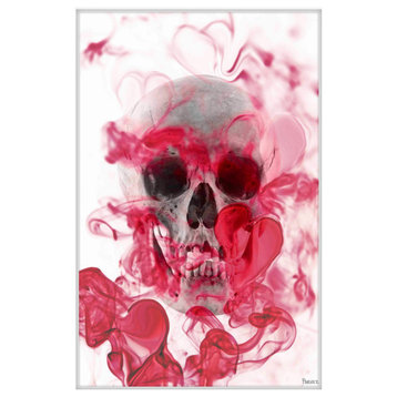 "Skull 2" Framed Painting Print, 16"x24"