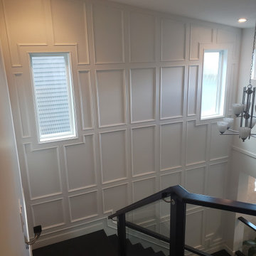 Stairwell Wainscoting