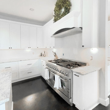 BR - Nicely Decorative Residental White Kitchen