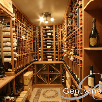 Collector’s Edition - Traditional Wood Wine Storage by Genuwine Cellars