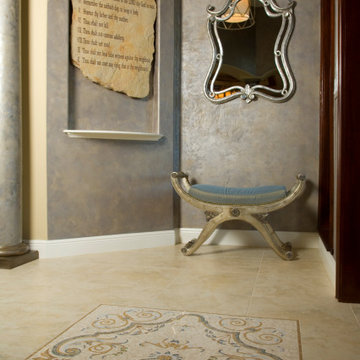 Transitional custom family home