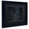 Kurt Shaffer 'Galaxy in my Window II' Art, Black Frame, Black Matte, 14"x11"