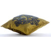 Chartreuse Green Toss Pillow Covers Velvet 20"x20", Lord Medusa