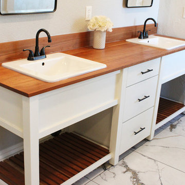 Spa-inspired, Modern Mission Vanity