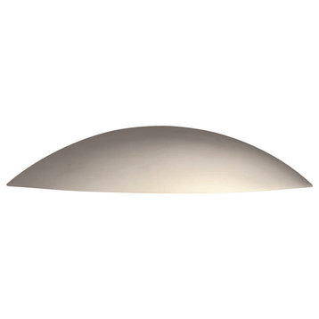 Ambiance ADA Outdoor Small Ceramic Sliver Downlight Wall Sconce, Bisque, E26