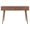 Walnut Wooden Console Table | Zuiver Barbier - Midcentury - Console ...