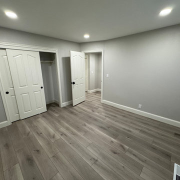 Home Remodel/ One Bath/paint/popcorn removal/LED Can lights/baseboards/Flooring