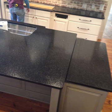 Black Pearl Granite brushed texture