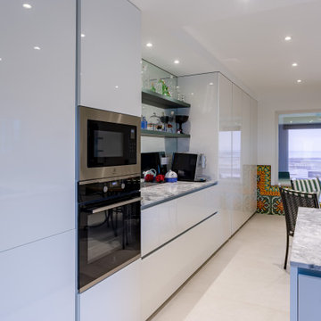Création d'une cuisine atypique dans une maison d'architecte