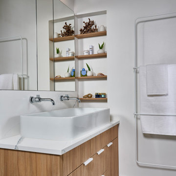 Coastal Vacation Home Primary Bathroom | 30A Florida