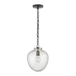 "Katie" Seeded Glass Pendant - Pendant Lighting