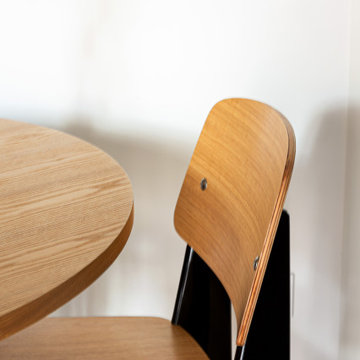 Foto di dettaglio | Tavolo e sedia Vitra EM - Jean Prouvé