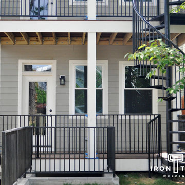 Steel Decks, Guardrails and Spiral Stairs