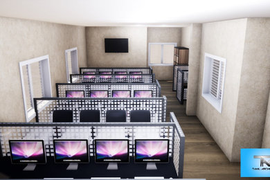 PROPOSED INTERIOR FOR GEETHIK TECHNOLOGIES @ MADURAI.