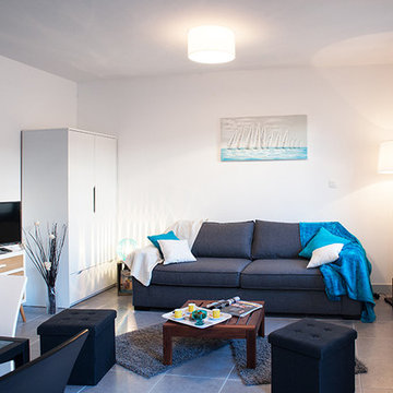Home Staging d'un studio Vide sur Arcachon pour la location saisonnière