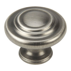 Cosmas - Cosmas 9971AS Antique Silver 3 Ring Cabinet Knob - Cabinet And Drawer Knobs