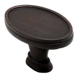 Cosmas - Cosmas 9998ORB Oil Rubbed Bronze Oval Cabinet Knob - Cabinet And Drawer Knobs