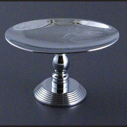 Cristal et Bronze 2090 Cannele Free Standing Oval Brass Soap Holder - Soap Dishes & Holders