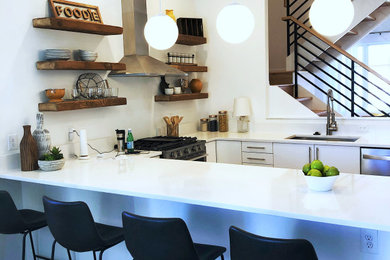 Example of a minimalist kitchen design in Baltimore