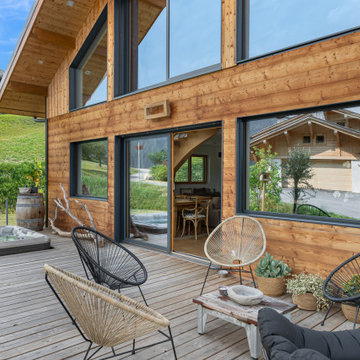 Le chalet revsité par la maison de cèdre