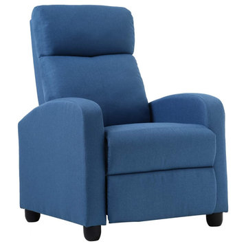 Modern Recliner Chair for Living Room, Blue