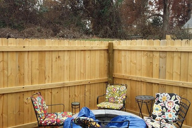 New wooden fence in Greensboro NC