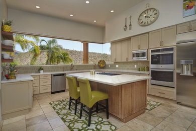 Inspiration for a transitional kitchen remodel in Other