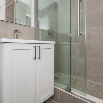 Classic Kitchen and Bath in Warm Taupe and Mocha