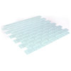 Free Flow 1 in x 2 in Glass Brick Mosaic in Super Blue, Set of 10