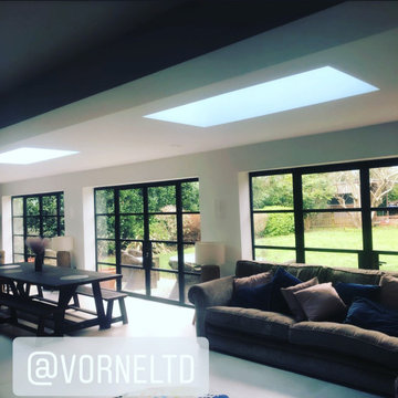 Large extension to detached house, Buckinghamshire