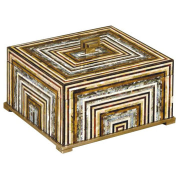 Shell Inlaid Wooden Decorative Box