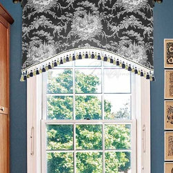 Priority Home & Design - Arched Rod Pocket Valance - Select From 500+ Fabrics - Valances