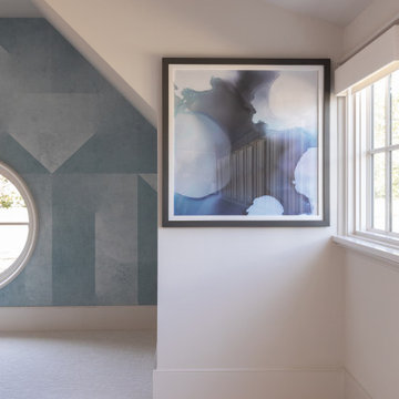 Raleigh NC Interior Design — Luxury Entertainment Suite with Home Bar & Theater