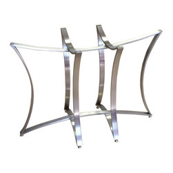 Custom Metal Home - Neptune Table Base Rectangle - Table Tops And Bases