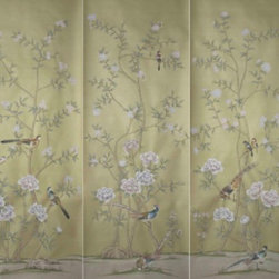 Hand painted Chinoiserie wallpaper - Products