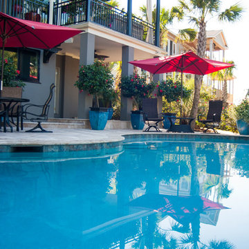 Free Form Swimming Pool Design in Mt. Pleasant, SC