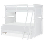 Legacy Classic Furniture - Canterbury Bottom Bunk Extension, Full, Natural White - Bottom Bunk Extension only.