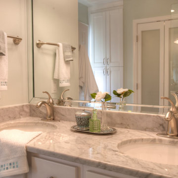 Carerra marble vanity
