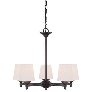 Darcy 5 Light Chandelier with Oil Rubbed Bronze Finish