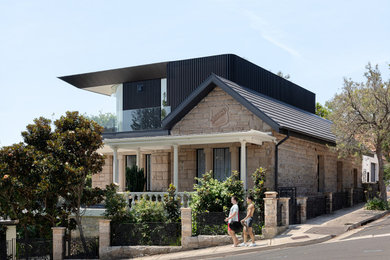 Contemporary exterior in Sydney.