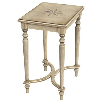 Butler Specialty Company, Tyler Solid Wood Inlay Accent Table, Beige